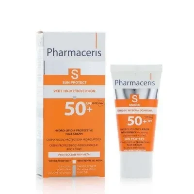 PHARMACERIS S-HYDRO-LIPID AND PROTECTIVE FACE CREAM SPF +50