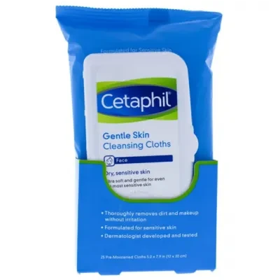 CETAPHIL GENTLE SKIN CLEASING 25WIPES