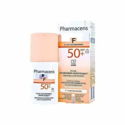 PHARMACERIS F-PROTECTIVE-CORRECTIVE FLUID FOUNDATION SPF50+SAND