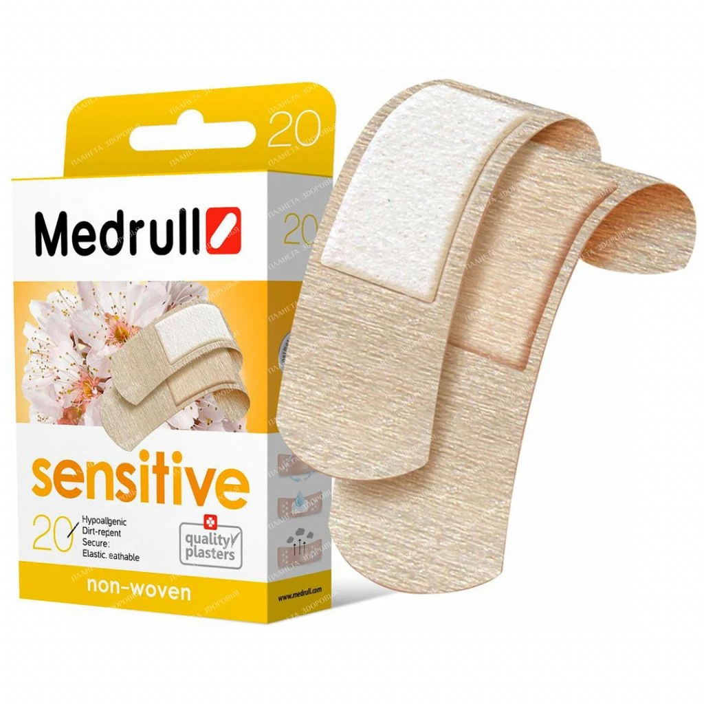 Medrull Sensitive Plasters, 20 PC
