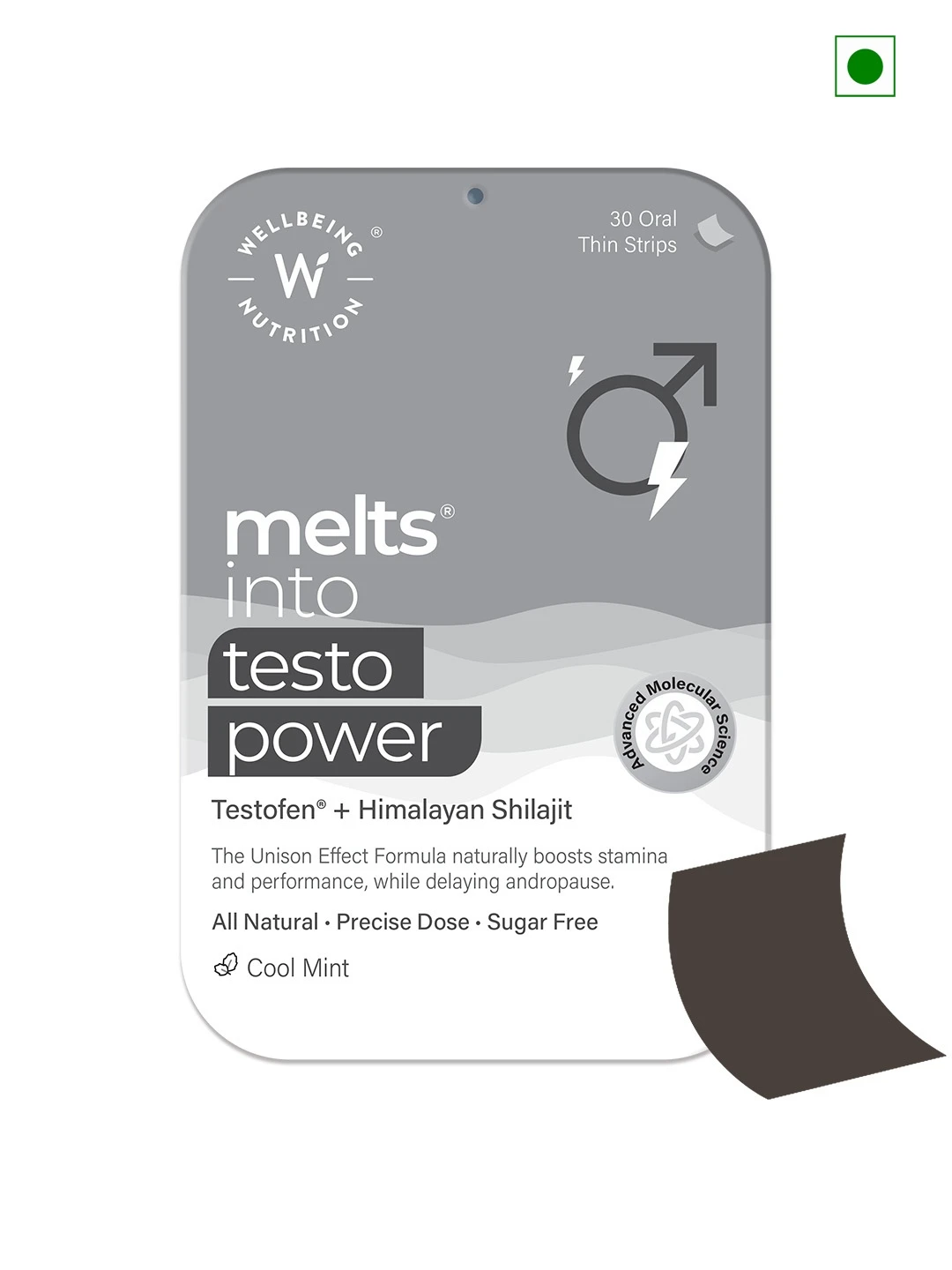 MELTS INTO TESTO POWER 30 STRIPS