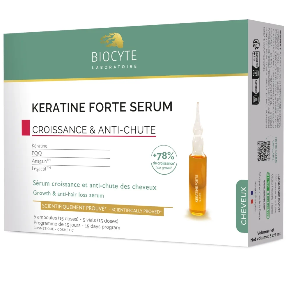 BIOCYTE KERATINE FORTE SERUM 5 AMP.