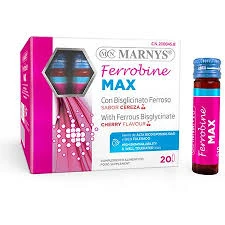 MARNYS FERROBINE MAX CHERRY FLAVOUR 20 vials