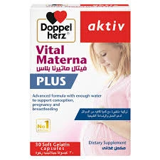 DOPPELHERZ AKTIV VITAL MATERNA PLUS 60caps