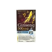 PROTEM PHARMA GINSENG 500mg + B12 60 caps