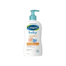 CETAPHIL BABY CALENDULA WASH & SHAMPOO 400ML PUMP