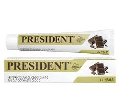 PRESIDENT JUNIOR6+ TOOTHPASTE CHOCO 50ML