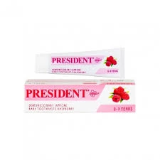 PRESIDENT BABY 0-3 RASPBERRY TOOTH PASTE 30ML