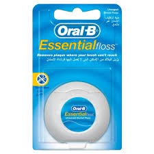 ORAL-B ESSENTIAL FLOSS UNWAXED 50m