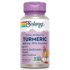 SOLARAY TURMERIC 1 DAILY 300mg 60 V.Caps