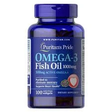 PURITAN'S PRIDE OMEGA-3 FISH OIL 1000mg 100 Softgels