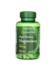 PURITAN'S PRIDE MAGNESIUM OXIDE 500mg 100 Tabs