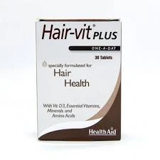 HEALTH AID HAIR VIT PLUS TABLETS - 30PCS