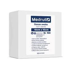 MEDRULL GAUZE SWAB 10CMX10CM 8SL N100