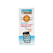 Eskimo Kids Syrup Orange Flavor 210 ml