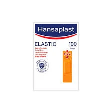 Hansaplast Elastic Plaster, 100 Strips