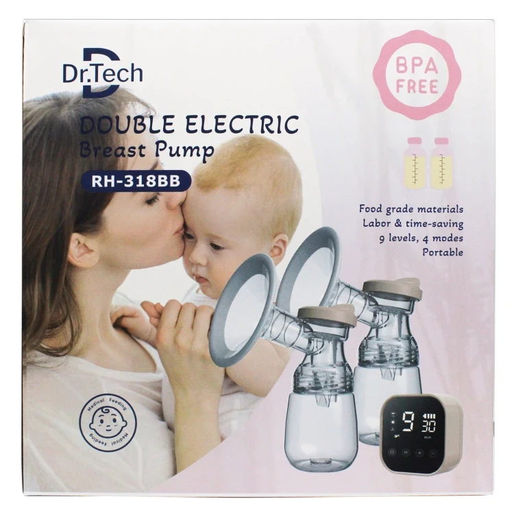 DR. TE- DOUBLE -E-BREAST PUMP RH-318BB