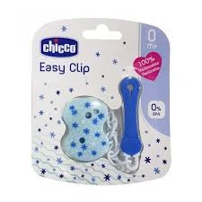 CHICCO CLIP WITH CHAIN BLUE