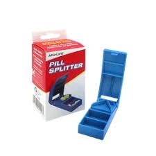 ACU-LIFE TABLET CUTTER & PILL BOX BLUE