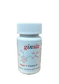 GINSIX GINGER + VITAMIN B6 30 caps