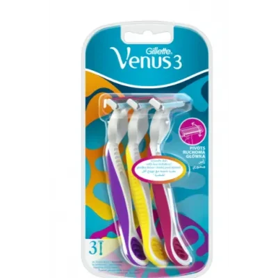GILLETTE VENUS 3 DISPO 3 (COLORS)