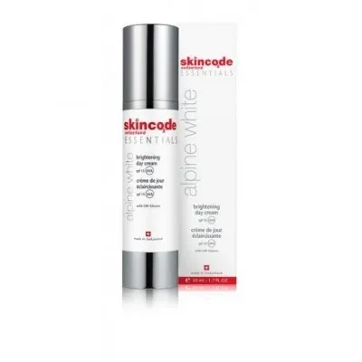 SKIN CODE ALPINE WHITE BRIGHTENING DAY CREAM SPF15  50ML