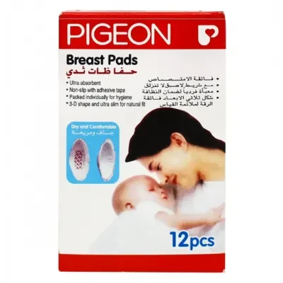 PIGEON DISPOSABLE BREAST PADS 12S