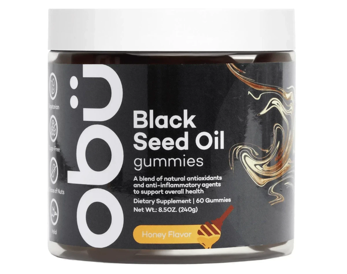 Obu Black Seed Oil 60 Gummies with Honey Flavor