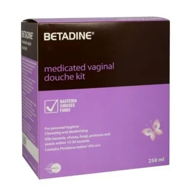 BETADINE MEDICATED VAGINAL DOUCHE KIT 250ML