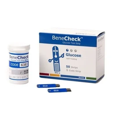 BENECHECK GLUCOSE STRIP 50PC