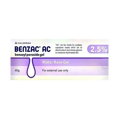 BENZAC 2.5% GEL 60GM