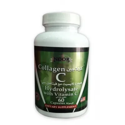 NOOR COLLAGEN HYDROLYSATE WITH VIT C 60 CAPS