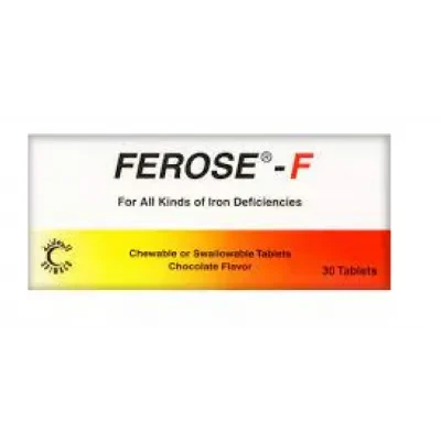 Ferose-F Iron & Folic Acid Tablets 30s