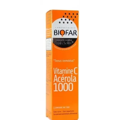 Biofar Vitamin C Acerola 15 Effervescent Tablet