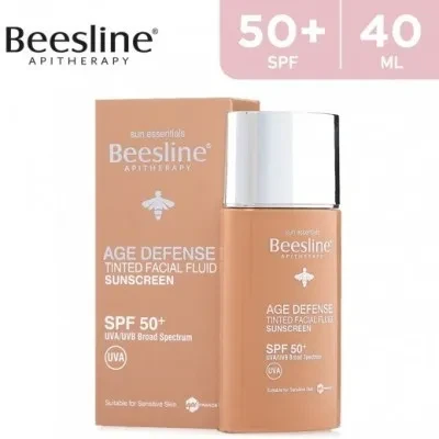 BEESLINE TINTED FACIAL FLUID SUNSCREEN SPF 50+