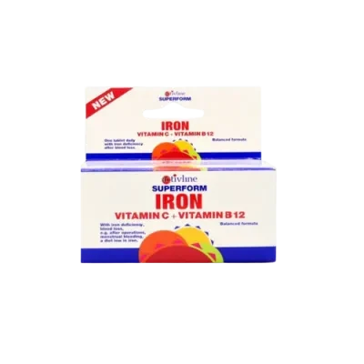 ACTIVELINE IRON, VIT-C, VIT-B12 60TAB